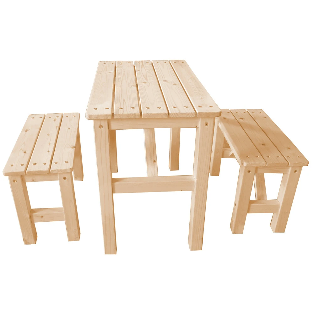 Ensemble Table Et Chaise Enfant En Bois- Table Enfant Avec 2 Chaises - H51x60x36 Cm - M014 2 Ensemble Table Et Chaise Enfant En Bois- Table Enfant Avec 2 Chaises - H51x60x36 Cm - M014 – Image 2