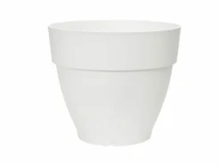 Elho Pot De Fleurs Rond Vibia Campana - ø 47 X H.40 Cm - Blanc
