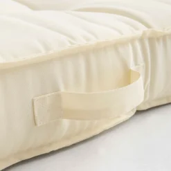 Coussin De Sol Ou D'assise Matelassé Polyester écru 120 X 80 X 12cm 9 Coussin De Sol Ou D'assise Matelassé Polyester écru 120 X 80 X 12cm -Konst Decor Magasin 6415c6be3ff350fa