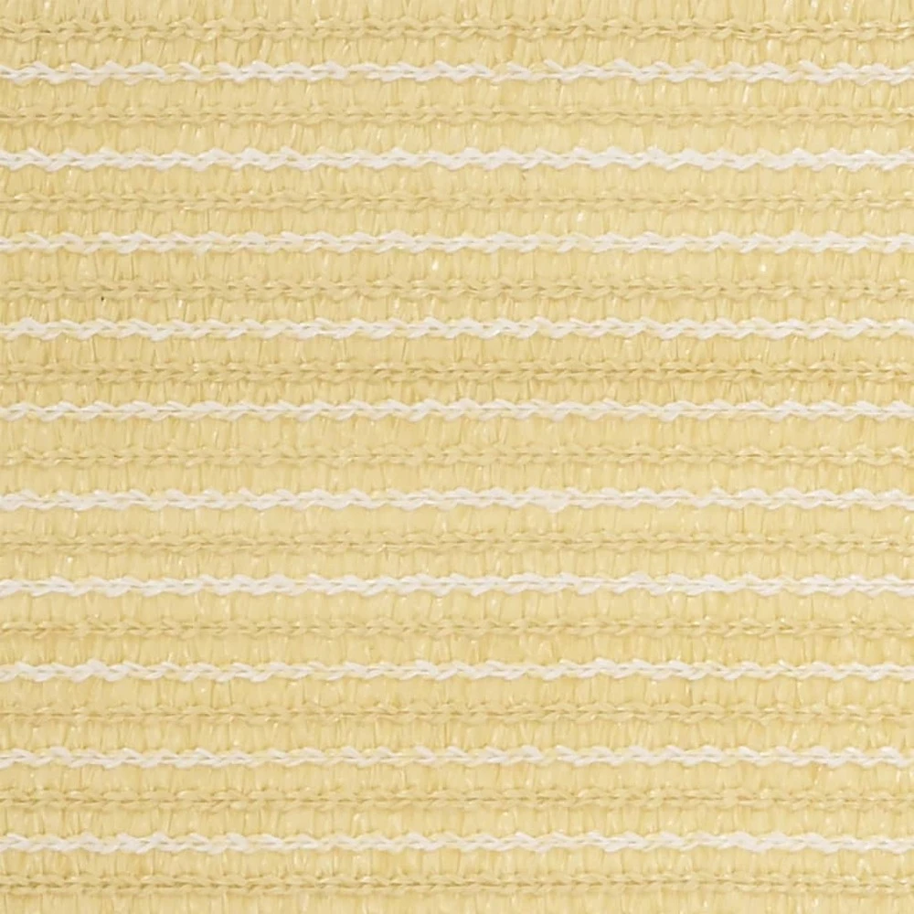 VIDAXL Écran De Balcon Beige 120x600 Cm Pehd 2 VIDAXL Écran De Balcon Beige 120x600 Cm Pehd – Image 2