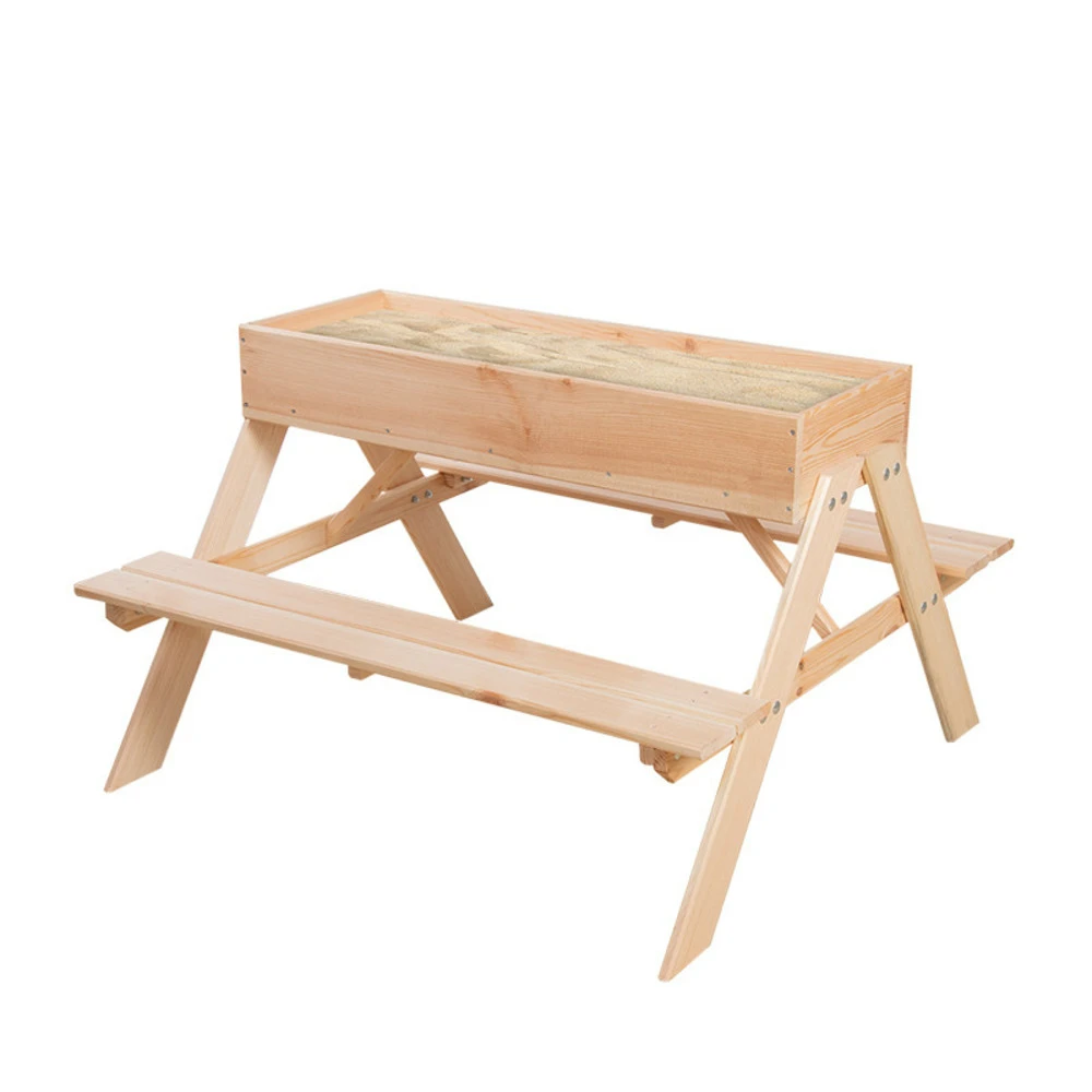 ESSCHERT DESIGN Table Pique Nique Enfant Bac à Sable 7 ESSCHERT DESIGN Table Pique Nique Enfant Bac à Sable – Image 7