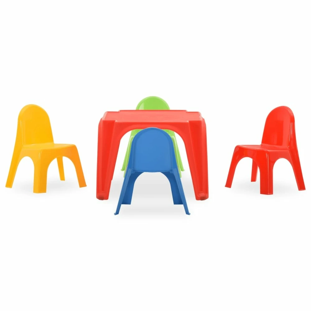 VIDAXL Ensemble De Table Et Chaises Pour Enfants Pp 2 VIDAXL Ensemble De Table Et Chaises Pour Enfants Pp – Image 2