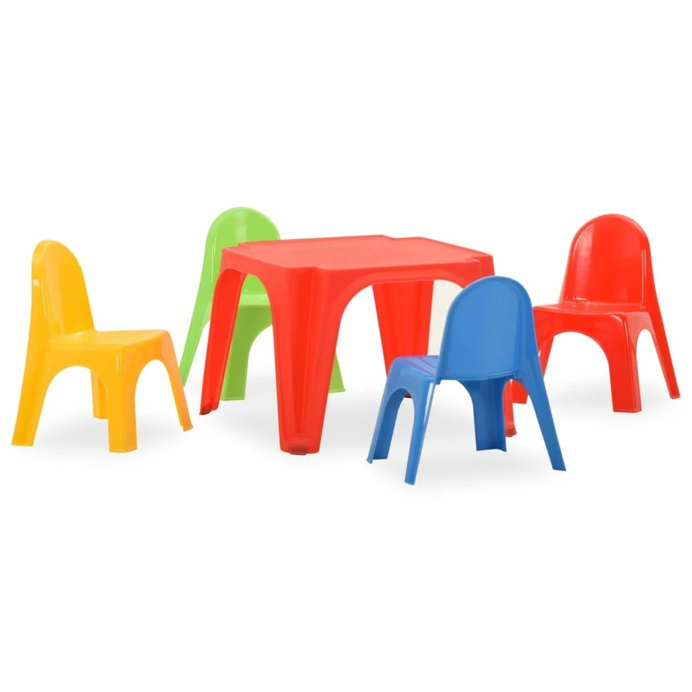 VIDAXL Ensemble De Table Et Chaises Pour Enfants Pp 1 VIDAXL Ensemble De Table Et Chaises Pour Enfants Pp