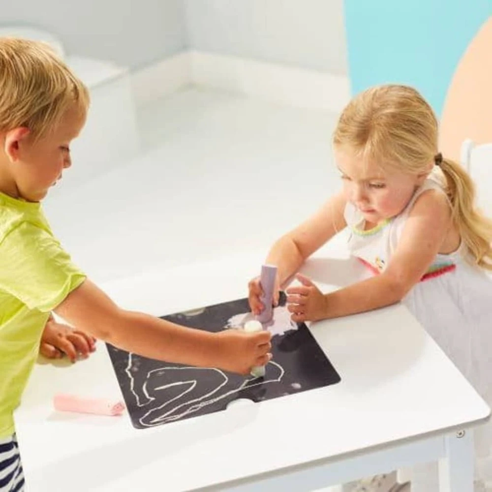 Worlds Apart Ensemble De Table Et Chaises 3 Pcs Blanc 5 Worlds Apart Ensemble De Table Et Chaises 3 Pcs Blanc – Image 5