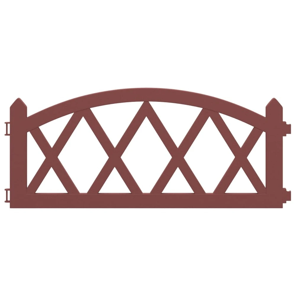 VIDAXL Bordures De Pelouse 17 Pcs Rouge 10 M Pp 4 VIDAXL Bordures De Pelouse 17 Pcs Rouge 10 M Pp – Image 4