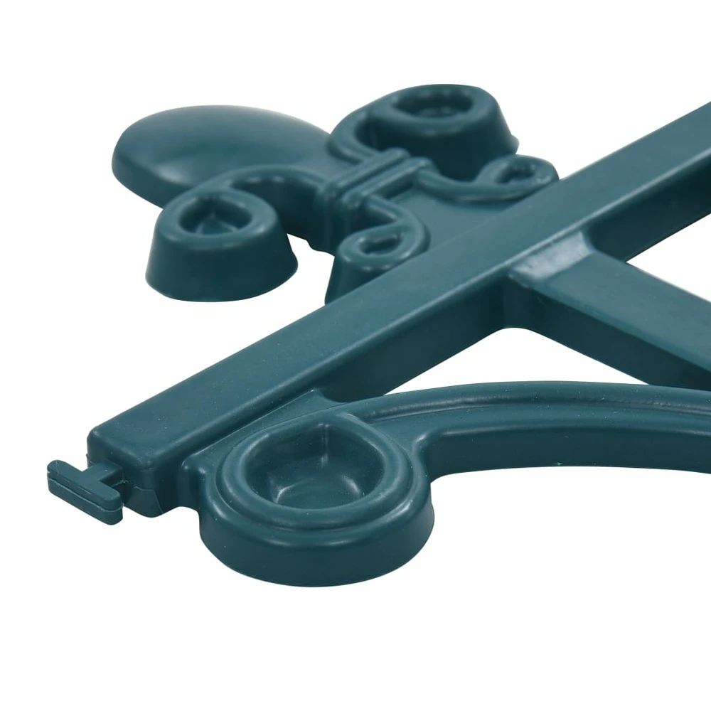 VIDAXL Bordures De Jardin 16 Pcs Vert 10 M Pp 5 VIDAXL Bordures De Jardin 16 Pcs Vert 10 M Pp – Image 5