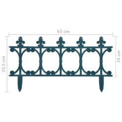 VIDAXL Bordures De Jardin 16 Pcs Vert 10 M Pp 11 VIDAXL Bordures De Jardin 16 Pcs Vert 10 M Pp -Konst Decor Magasin 641f16dbeea2b8.48934487
