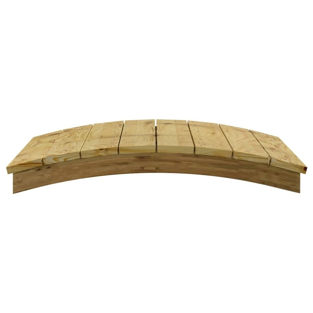 VIDAXL Pont De Jardin 110x74 Cm Bois Massif De Pin Imprégné 4 VIDAXL Pont De Jardin 110x74 Cm Bois Massif De Pin Imprégné – Image 4