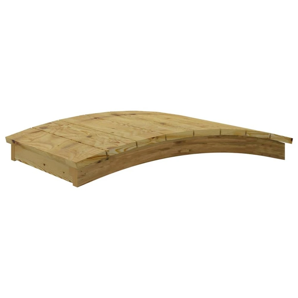 VIDAXL Pont De Jardin 110x74 Cm Bois Massif De Pin Imprégné 2 VIDAXL Pont De Jardin 110x74 Cm Bois Massif De Pin Imprégné – Image 2