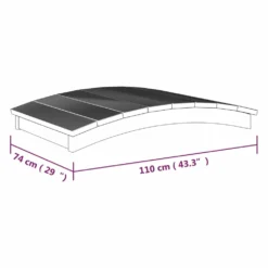 VIDAXL Pont De Jardin 110x74 Cm Bois Massif De Pin Imprégné 11 VIDAXL Pont De Jardin 110x74 Cm Bois Massif De Pin Imprégné -Konst Decor Magasin 641f299e8cf5c7.21947328