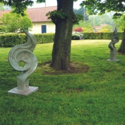 Statue De Jardin En Pierre "valentino" (148cm) - Gris Vert 148 Cm -Konst Decor Magasin 642480b9ca6209.25172535