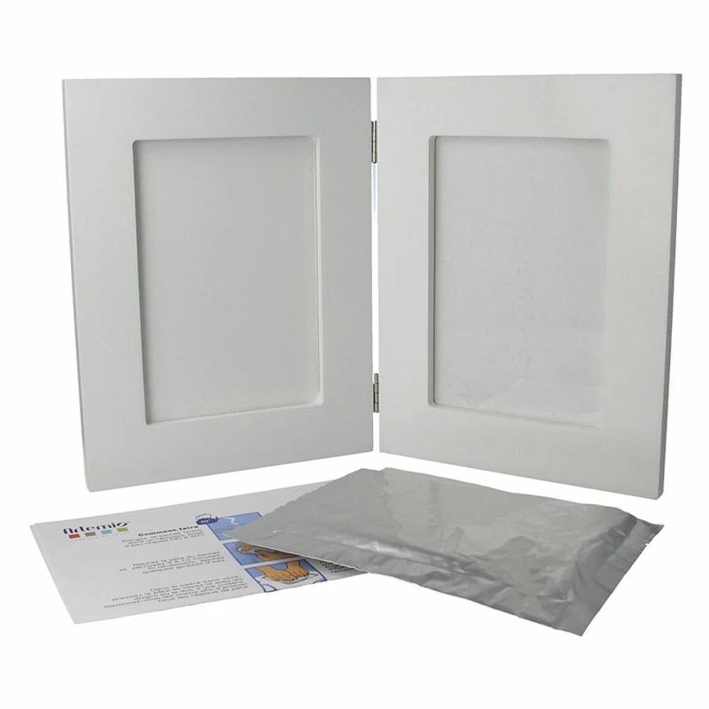 Double Cadre Photo 36,5 X 23,5 Cm Pour Moulage Empreinte Bébé 3 Double Cadre Photo 36,5 X 23,5 Cm Pour Moulage Empreinte Bébé – Image 3