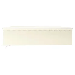 VIDAXL Auvent Rétractable Manuel Avec Store 5x3 M Crème 9 VIDAXL Auvent Rétractable Manuel Avec Store 5x3 M Crème -Konst Decor Magasin 6426dd8459b274.54212576
