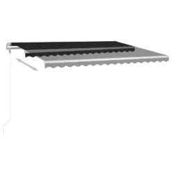 VIDAXL Auvent Automatique Et Capteur De Vent Led 4,5x3,5 M Anthracite 11 VIDAXL Auvent Automatique Et Capteur De Vent Led 4,5x3,5 M Anthracite -Konst Decor Magasin 6426ddb3220a69.24905606