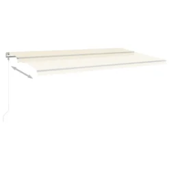 VIDAXL Auvent Manuel Rétractable Avec Led 600x350 Cm Crème 12 VIDAXL Auvent Manuel Rétractable Avec Led 600x350 Cm Crème -Konst Decor Magasin 6426ddb3c04e31.54794028