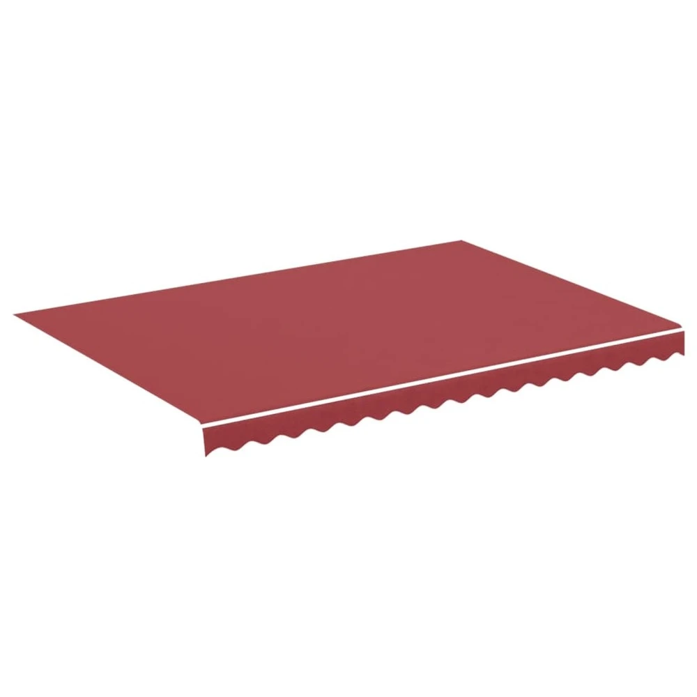 VIDAXL Tissu De Remplacement Pour Auvent Bordeaux Rouge 3,5x2,5 M 1 VIDAXL Tissu De Remplacement Pour Auvent Bordeaux Rouge 3,5x2,5 M