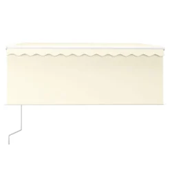 VIDAXL Auvent Rétractable Automatique Avec Store 3,5x2,5 M Crème 11 VIDAXL Auvent Rétractable Automatique Avec Store 3,5x2,5 M Crème -Konst Decor Magasin 6426dddd4b3f88.63378285