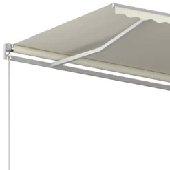 VIDAXL Auvent Automatique Rétractable Poteaux 5x3,5 M Crème 12 VIDAXL Auvent Automatique Rétractable Poteaux 5x3,5 M Crème -Konst Decor Magasin 6426dde4deb221.77020001