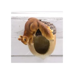 Décoration Murale En Résine Ecureuil Avec Gland Gland