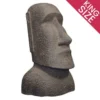 Statue Jardin Moaï (grand Format) - Gris Anthracite 150 Cm