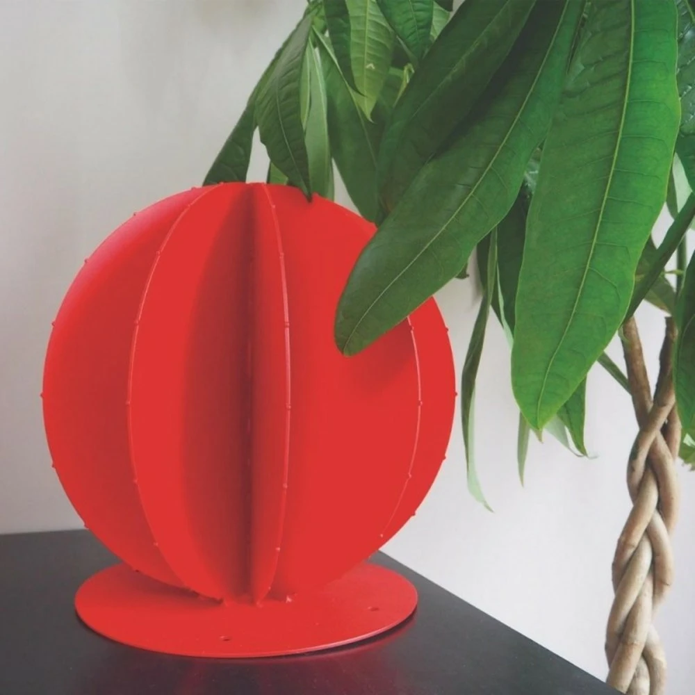 Cactus Métal Boule ø 30 Cm - Rouge 2 Cactus Métal Boule ø 30 Cm - Rouge – Image 2