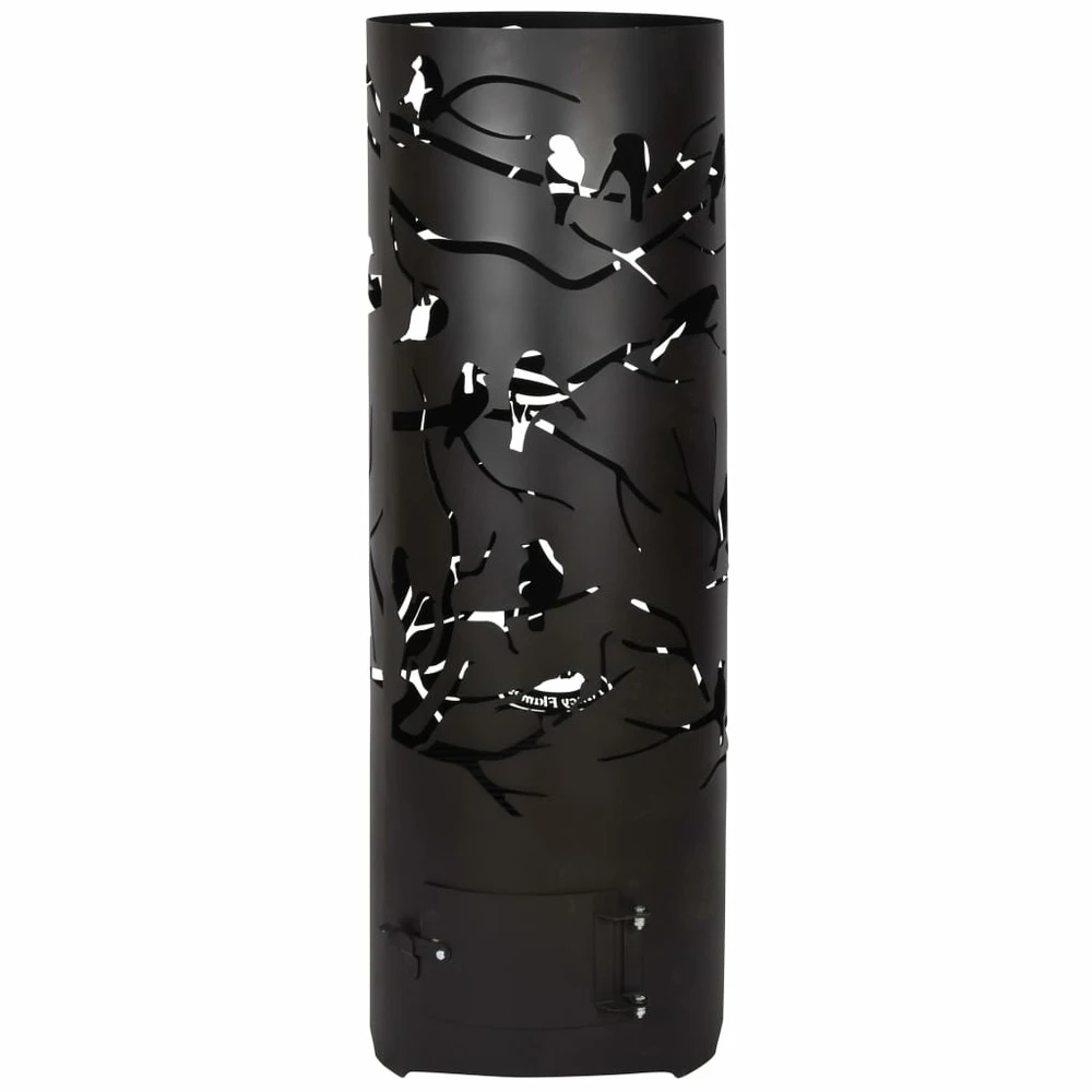 ESSCHERT DESIGN Baril à Feu Birds On Twig Acier Au Carbone Noir Ff409 5 ESSCHERT DESIGN Baril à Feu Birds On Twig Acier Au Carbone Noir Ff409 – Image 5