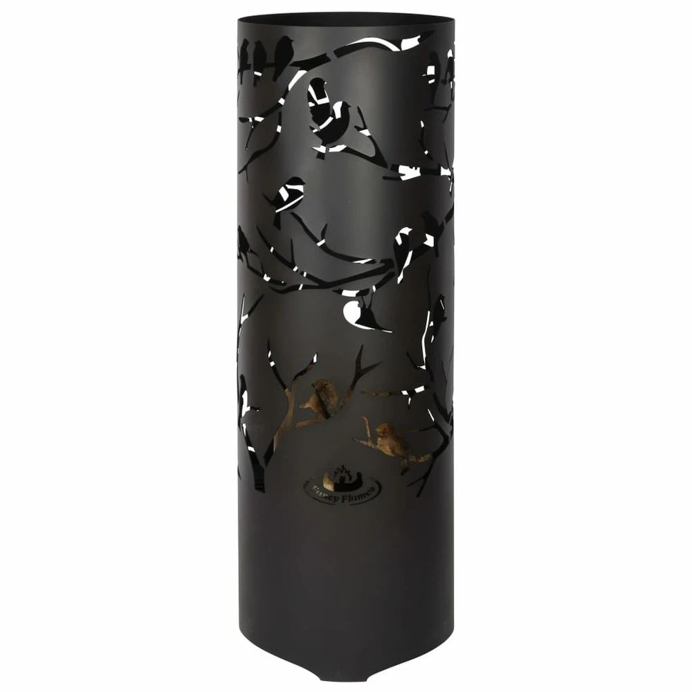 ESSCHERT DESIGN Baril à Feu Birds On Twig Acier Au Carbone Noir Ff409 7 ESSCHERT DESIGN Baril à Feu Birds On Twig Acier Au Carbone Noir Ff409 – Image 7