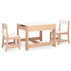 VIDAXL Table Pour Enfants Avec 2 Chaises Mdf 9 VIDAXL Table Pour Enfants Avec 2 Chaises Mdf -Konst Decor Magasin 64387d73760524.58084480