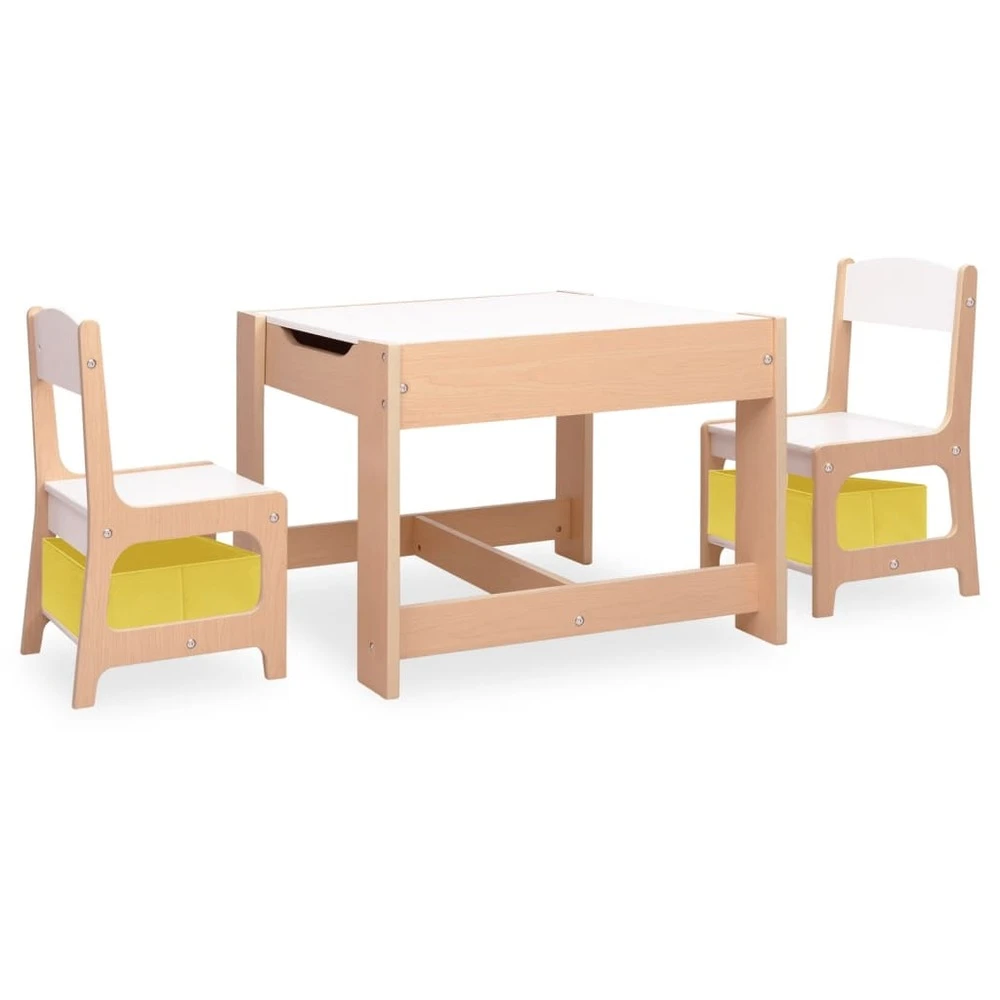 VIDAXL Table Pour Enfants Avec 2 Chaises Mdf 2 VIDAXL Table Pour Enfants Avec 2 Chaises Mdf – Image 2