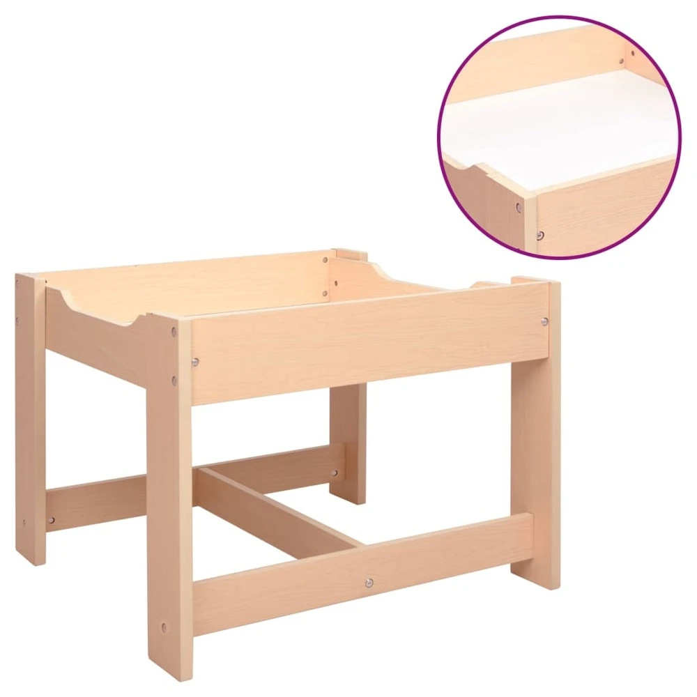 VIDAXL Table Pour Enfants Avec 2 Chaises Mdf 7 VIDAXL Table Pour Enfants Avec 2 Chaises Mdf – Image 7