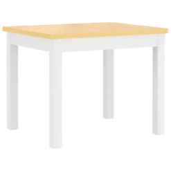 VIDAXL Ensemble De Table Et Chaises Pour Enfants 3 Pcs Blanc Et Beige 12 VIDAXL Ensemble De Table Et Chaises Pour Enfants 3 Pcs Blanc Et Beige -Konst Decor Magasin 64387d74f10870.57128488
