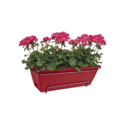 Elho Jardinière Barcelona En Plastique Rouge - 50x28,6x21,4 Cm 6 Elho Jardinière Barcelona En Plastique Rouge - 50x28,6x21,4 Cm -Konst Decor Magasin 644362 004