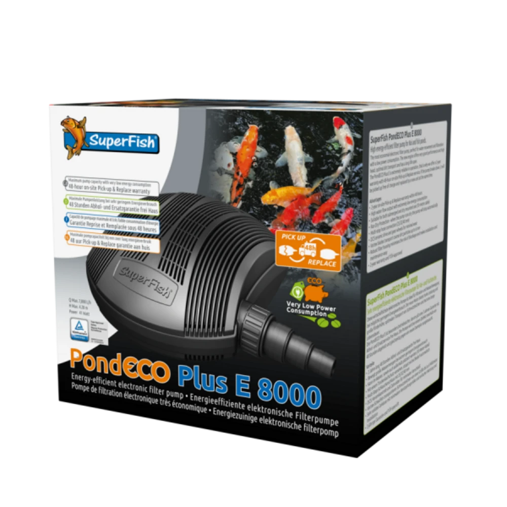 SuperFish Pond Eco Plus E 8000 (7800 L/h) 1 SuperFish Pond Eco Plus E 8000 (7800 L/h)