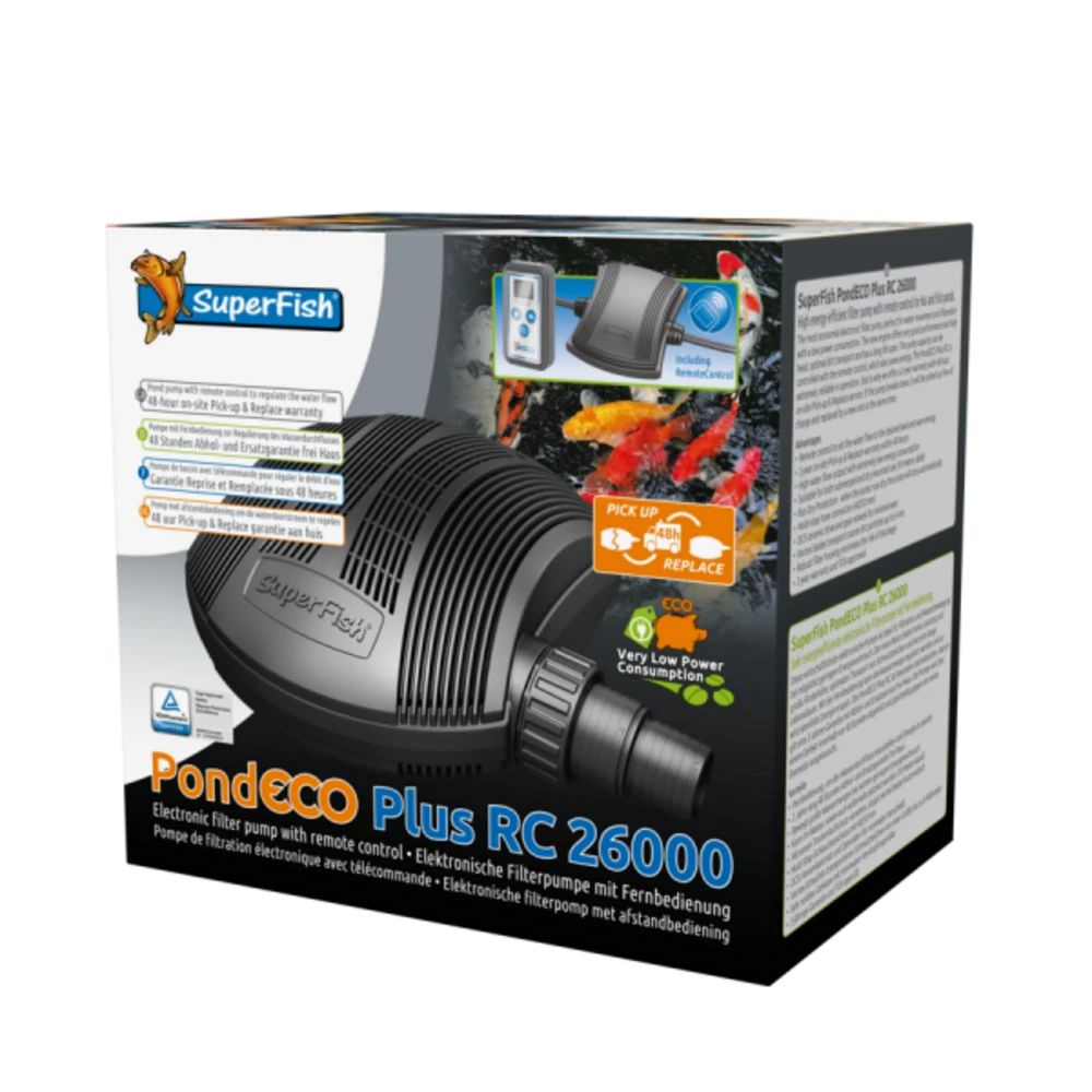 SuperFish Pond Eco Plus Rc 26000 Variateur (15800 à 25100 L/h) 1 SuperFish Pond Eco Plus Rc 26000 Variateur (15800 à 25100 L/h)