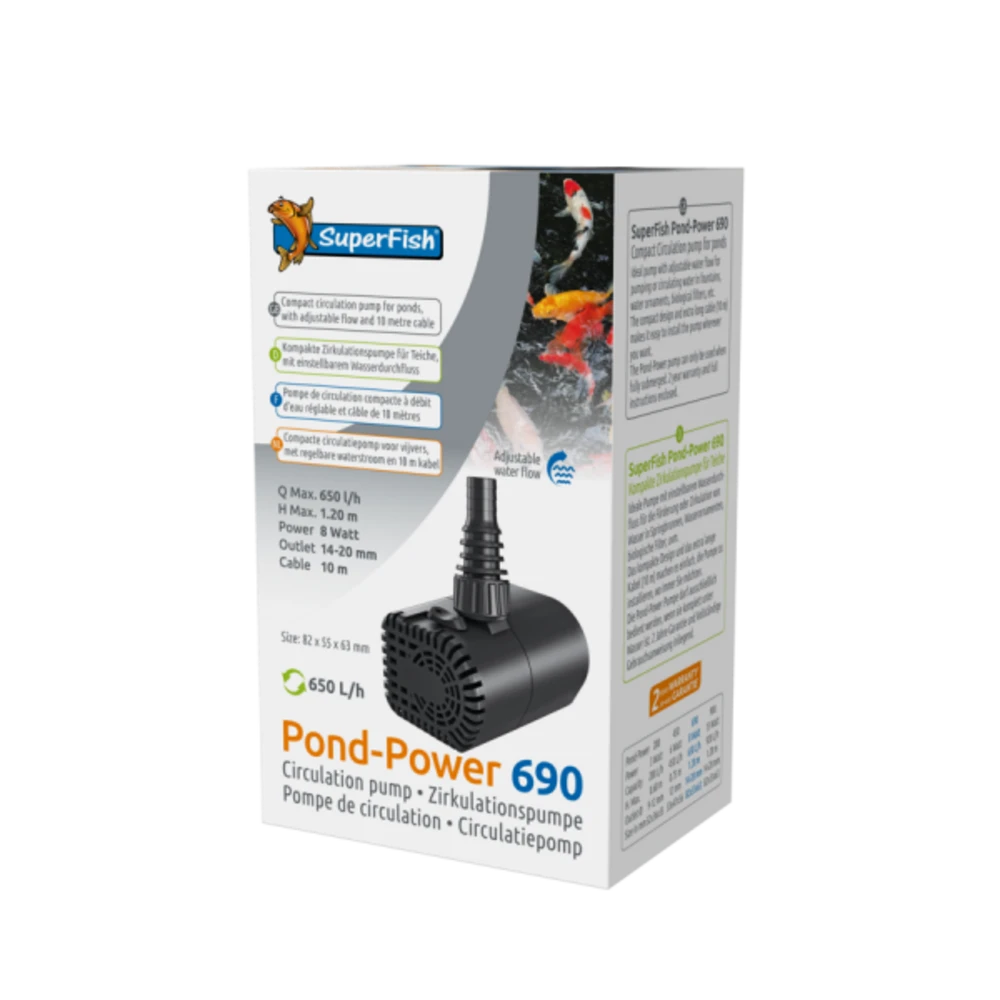 SuperFish Pond-power 690 (650 L/h) 1 SuperFish Pond-power 690 (650 L/h)