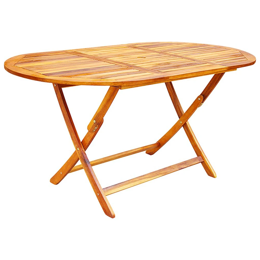 VIDAXL Ensemble De Jardin Pliable En Acacia 2 VIDAXL Ensemble De Jardin Pliable En Acacia – Image 2