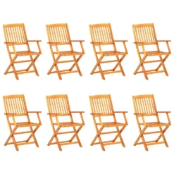 VIDAXL Ensemble De Jardin Pliable En Acacia 9 VIDAXL Ensemble De Jardin Pliable En Acacia -Konst Decor Magasin 64498682287c29.11153350