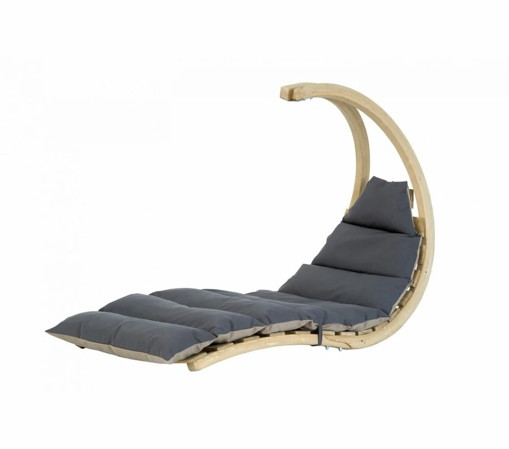 Amazonas Swinger Lounger Taupe/anthracite 2 Amazonas Swinger Lounger Taupe/anthracite – Image 2
