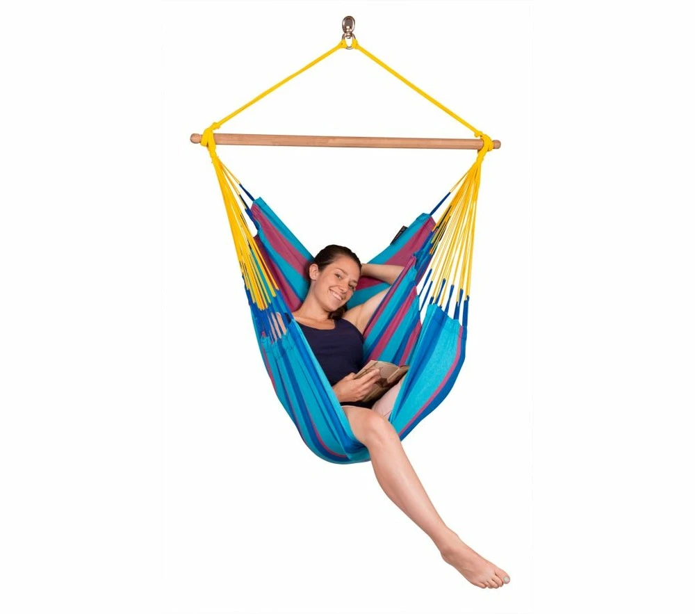 LA SIESTA Sonrisa Prune Basique : Hamac Chaise Basique 2 LA SIESTA Sonrisa Prune Basique : Hamac Chaise Basique – Image 2