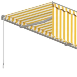 VIDAXL Auvent Rétractable Automatique Avec Store 5x3 M Jaune Et Blanc 11 VIDAXL Auvent Rétractable Automatique Avec Store 5x3 M Jaune Et Blanc -Konst Decor Magasin 64515c6c4efba3.42471792