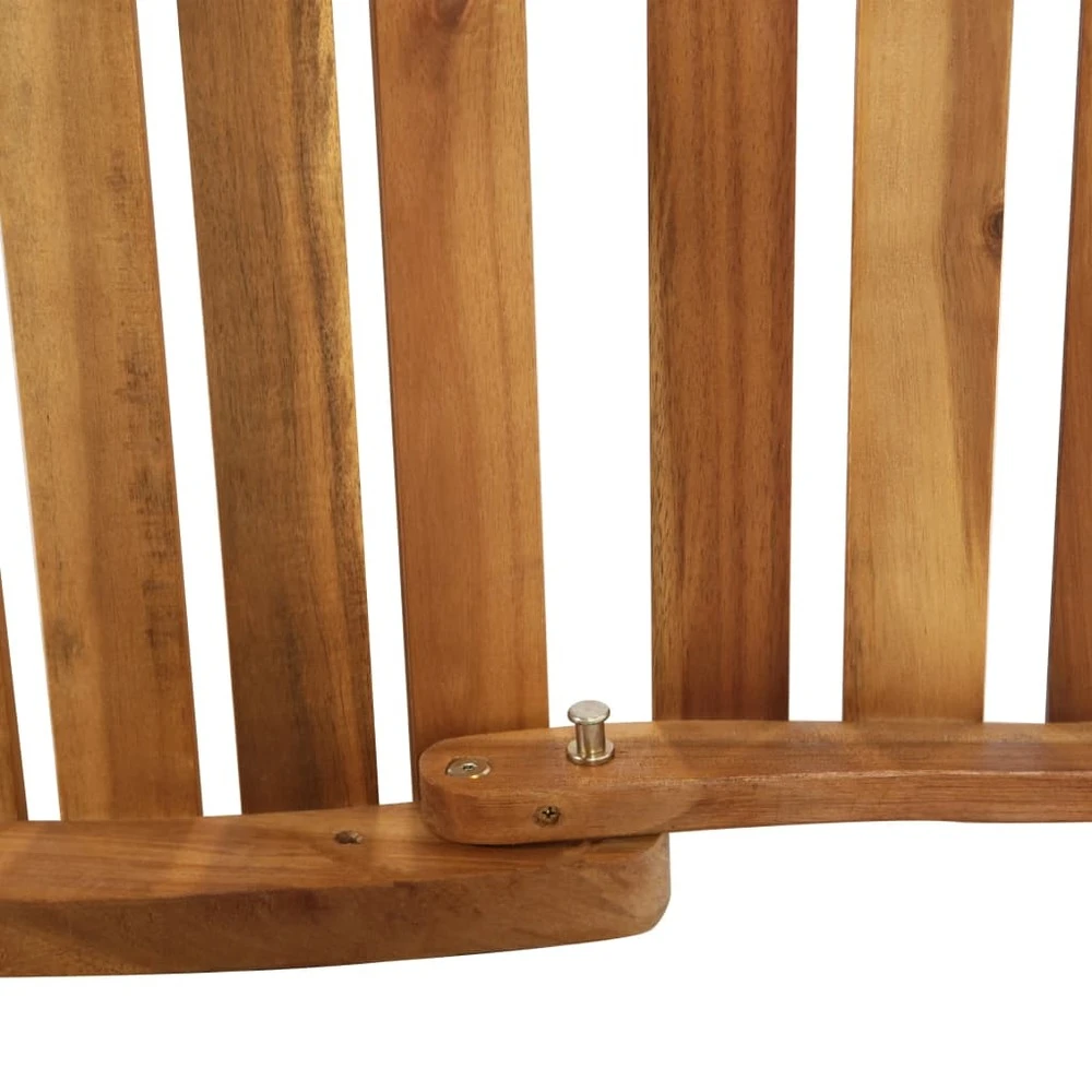 VIDAXL Chaise Longue Bois En Acacia Avec Coussin 7 VIDAXL Chaise Longue Bois En Acacia Avec Coussin – Image 7