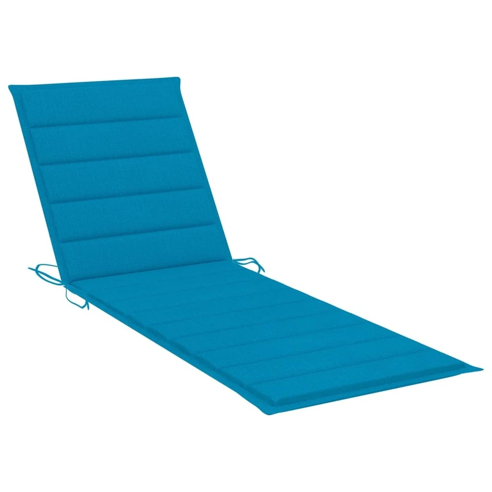 VIDAXL Chaise Longue Double Et Coussins Bleu Pin Imprégné 4 VIDAXL Chaise Longue Double Et Coussins Bleu Pin Imprégné – Image 4