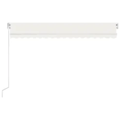 VIDAXL Auvent Manuel Rétractable Avec Led 450x350 Cm Crème 10 VIDAXL Auvent Manuel Rétractable Avec Led 450x350 Cm Crème -Konst Decor Magasin 645657cba9da15.03257129