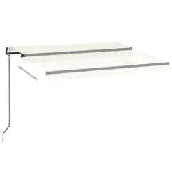 VIDAXL Auvent Automatique Avec Capteur De Vent Et Led 350x250 Cm Crème 9 VIDAXL Auvent Automatique Avec Capteur De Vent Et Led 350x250 Cm Crème -Konst Decor Magasin 645657d5a7bdc1.28280406