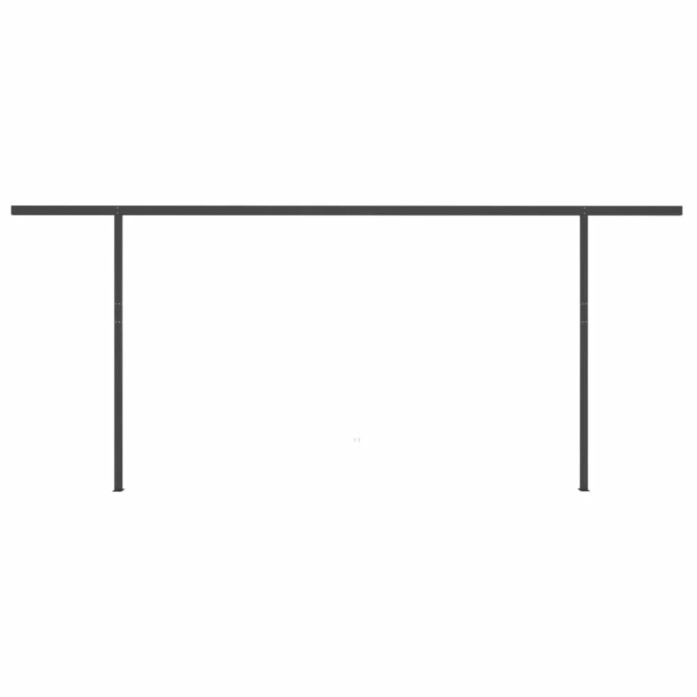 VIDAXL Auvent Manuel Rétractable Avec Led 6x3,5 M Orange Et Marron 7 VIDAXL Auvent Manuel Rétractable Avec Led 6x3,5 M Orange Et Marron – Image 7