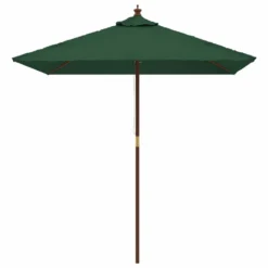 VIDAXL Parasol De Jardin Avec Mât En Bois Vert 198x198x231 Cm 9 VIDAXL Parasol De Jardin Avec Mât En Bois Vert 198x198x231 Cm -Konst Decor Magasin 645801dccc0016.65934018