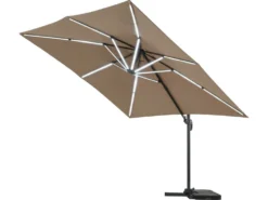 Parasol Jardin Déporté Led Alu "sun 4 Luxe" - Rectangle - 3 X 4 M - Taupe - Dalles à Lester Incluses 6 Parasol Jardin Déporté Led Alu "sun 4 Luxe" - Rectangle - 3 X 4 M - Taupe - Dalles à Lester Incluses -Konst Decor Magasin 645801e58421a1.31222946