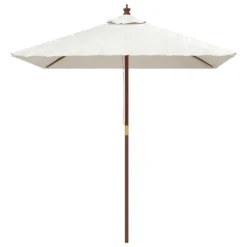 VIDAXL Parasol De Jardin Avec Mât En Bois Sable 198x198x231 Cm 9 VIDAXL Parasol De Jardin Avec Mât En Bois Sable 198x198x231 Cm -Konst Decor Magasin 64580202af8263.89510346