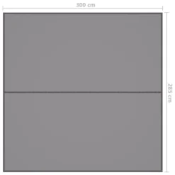 VIDAXL Bâche D'extérieur 3x2,85 M Gris 13 VIDAXL Bâche D'extérieur 3x2,85 M Gris -Konst Decor Magasin 64580206d957d9.86829732