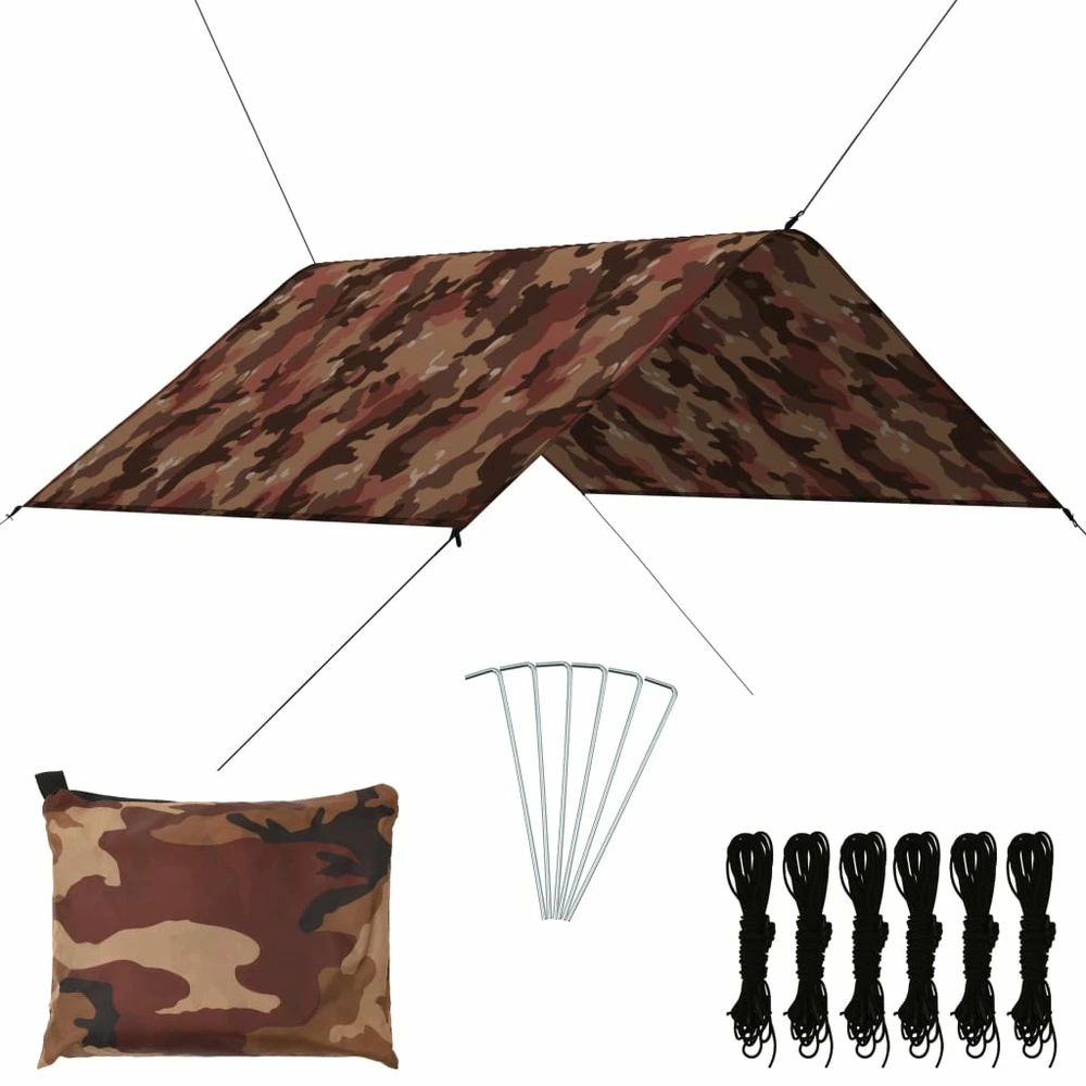 VIDAXL Bâche D'extérieur 3x2,85 M Camouflage 1 VIDAXL Bâche D'extérieur 3x2,85 M Camouflage